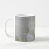 Mooie witte anjer Mok (Links)
