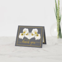 Mooie witte Calla lelies bloemenchic bedankt