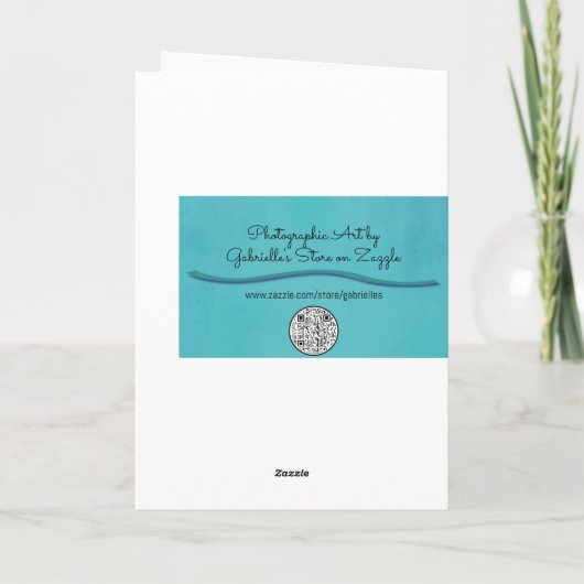 Mooie witte Calla Lily Garden Art Note Kaart (Achterkant)