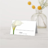 Mooie witte Calla Lily gevouwen bruiloft (Voorkant)