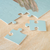 mooie witte duif puzzel legpuzzel (Zijkant)