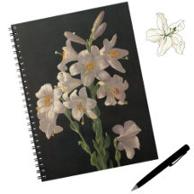 Mooie witte lelies bloemige botanische