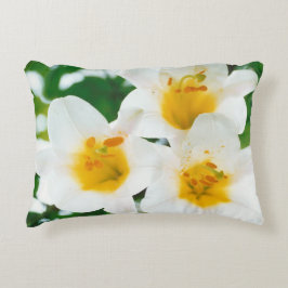 Mooie witte lelies - Lilium candidum Accent Kussen