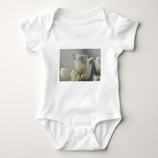 Mooie Witte Lentetulpen Romper (Voorkant)