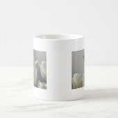 Mooie, witte lentetypes koffiemok (Center)