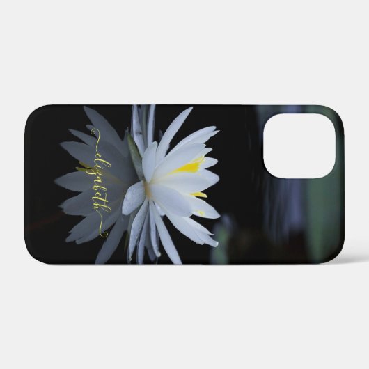 Mooie witte Lotus Flower,Lake,Zen Case-Mate iPhone Case (Achterkant (horizontaal))