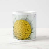 Mooie witte madelief extra grote beker (Voorkant)