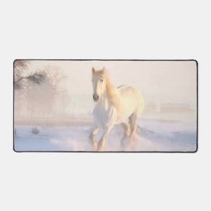 Mooie Witte Paard Bureaumat