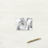 Mooie Witte Paard Post-it® Notes (Op bureau)