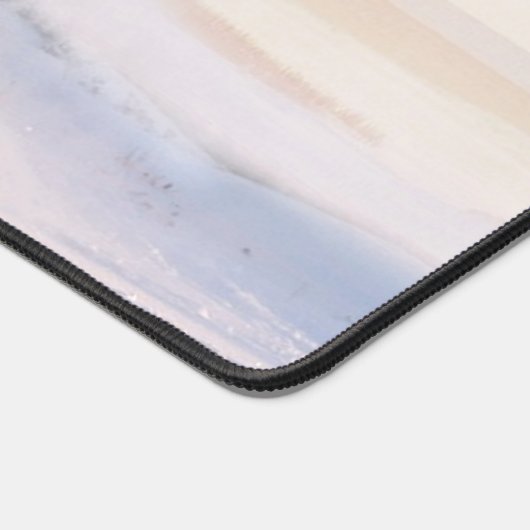 Mooie witte paarden bureaumat (Hoek)