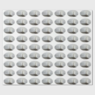 Mooie witte peacock cadeaupapier