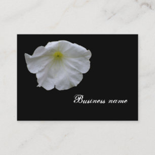 Mooie witte Petunia Visitekaartje