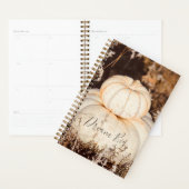 Mooie Witte Pompoenen Herfst Meadow Planner (Display)