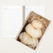Mooie Witte Pompoenen Herfst Meadow Planner (Display)