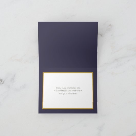 Mooie witte roze kleur achtergrond Chic Dank u Kaart (Binnen)