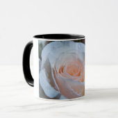 Mooie witte rozen mok (Voorkant links)