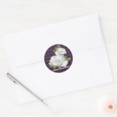Mooie witte rozen Stickers (Envelop)