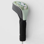 Mooie witte vredesduif golfheadcover (Schuin)