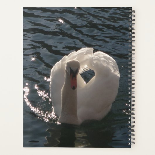 Mooie witte zwaluw planner (Achterkant)