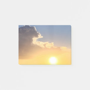 Mooie woestijn zonsopgang post-it® notes
