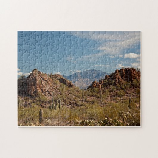 Mooie woestijnlandschap puzzel (Horizontaal)