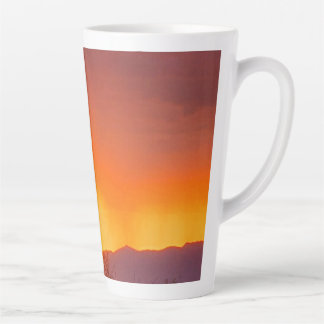 Mooie woestijnzon latte mok