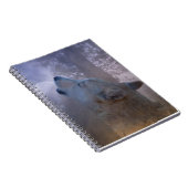 Mooie Wolf en Moon Notitieboek (Rechterzijde)