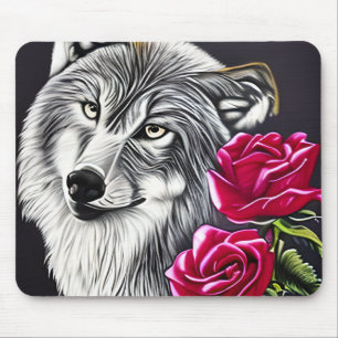 Mooie Wolf Mousepad Muismat
