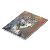 Mooie Wolf Notitieblok (Gedraaid)