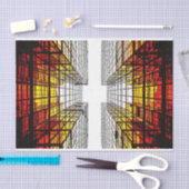 Mooie wolkenkrabber van de stad Urban Tissuepapier (Craft)