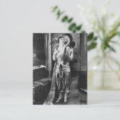 Mooie Woman Flapper Dress 1920 Briefkaart (Staand voorkant)