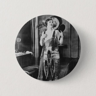 Mooie Woman Flapper Dress 1920 Ronde Button 5,7 Cm