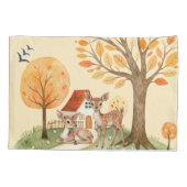 Mooie Woodland Deer Countryside Home Kussensloop (Achterkant)