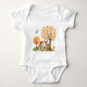 Mooie Woodland Deer Countryside Home Romper (Voorkant)
