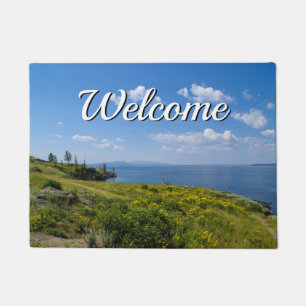 Mooie Yellowstone Lake Welcome Doormat Deurmat