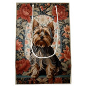 Mooie Yorkie | Yorkshire Terrier Portret Medium Cadeauzakje (Achterkant)