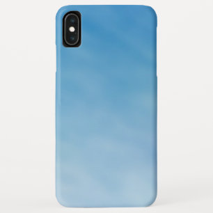Mooie zachte blauwe hemel met droomwolken iPhone XS max hoesje