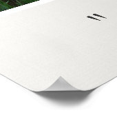 Mooie zachte, groene lenteverwilg en vijver. poster (Hoek)