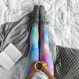 Mooie, zachte, kleurrijke regenboogleggings leggings