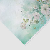Mooie, zachte pastel schaduwrijke bloemen tissuepapier (Detail)