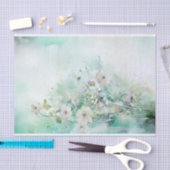 Mooie, zachte pastel schaduwrijke bloemen tissuepapier (Craft)