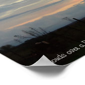 Mooie zachte pastelwolken poster (Hoek)