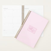 Mooie zachte roze en blozende wangen planner (Display)