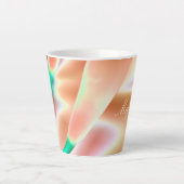 Mooie zachte roze Latte mok (Voorkant)