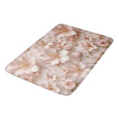 Mooie zachte roze pastelbloem badmat (Gekanteld)
