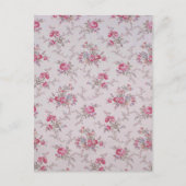 Mooie zachte rozen en bladeren briefkaart (Voorkant)