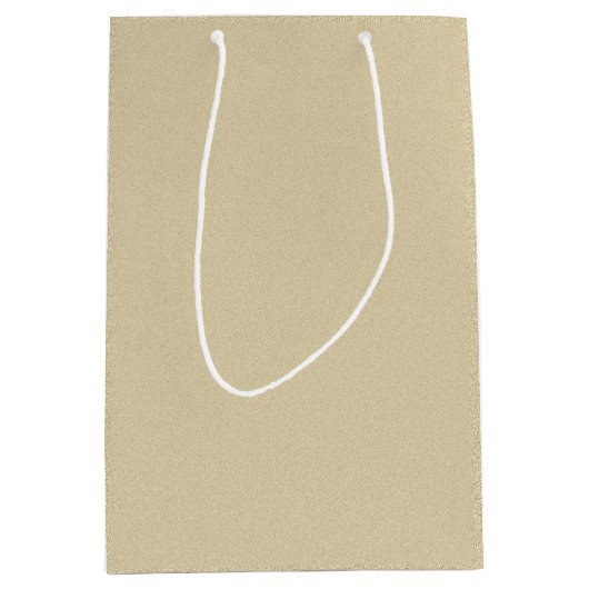 Mooie zachte zand achtergrond medium cadeauzakje (Voorkant)