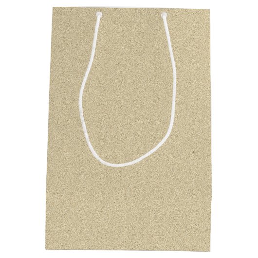 Mooie zachte zand achtergrond medium cadeauzakje (Achterkant)