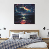 Mooie Zee Canvas Art Afdruk (Insitu (Slaapkamer))
