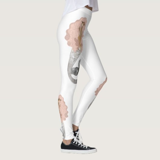 Mooie Zee Godin Zeemeermin Leggings (Rechts)